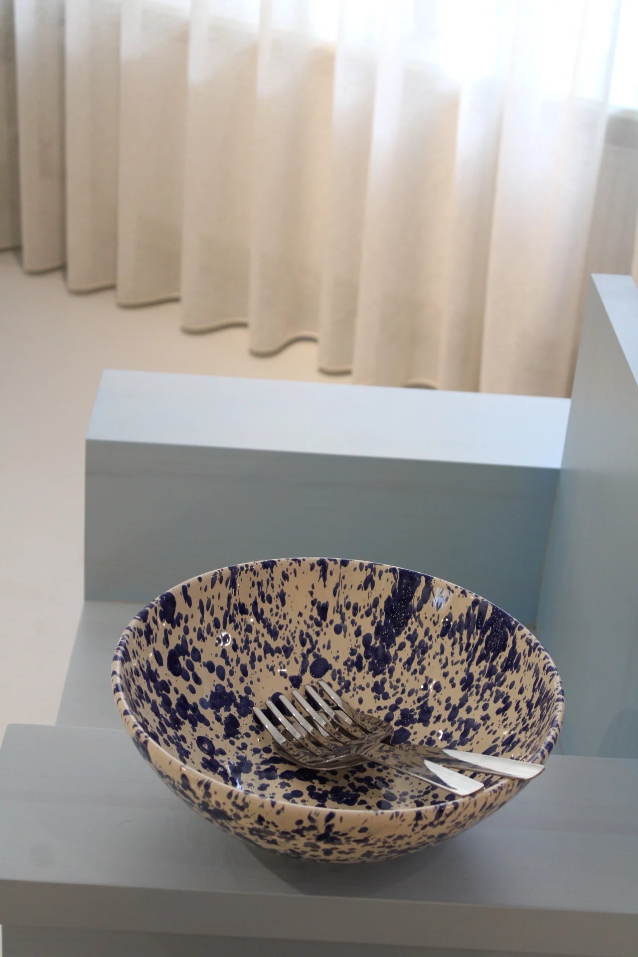 Splatter Bowl - Nørr & Leo - Blue - Big